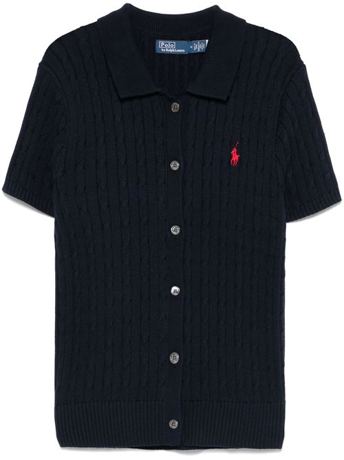 Polo con bottini blu navy POLO RALPH LAUREN | 211963486002